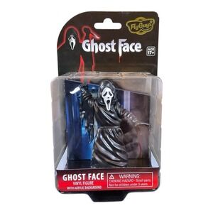 CultureFly Fly Guys Ghost Face Vinyl Figure w/ Hallway Acrylic Background Scream